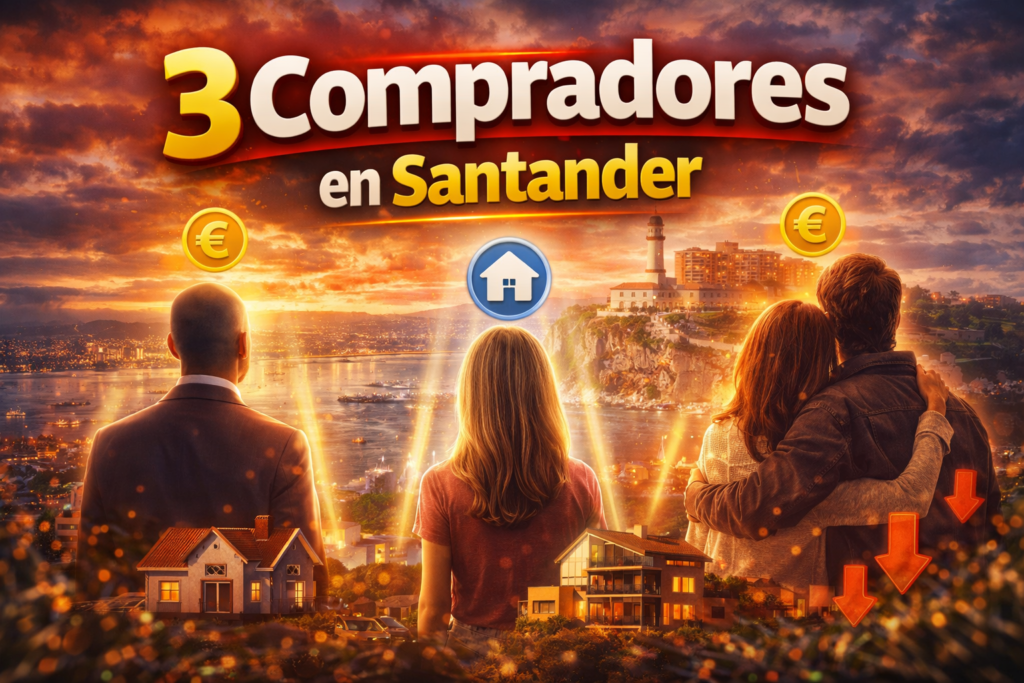 los 3 tipos de compradores de viviendas en Santander